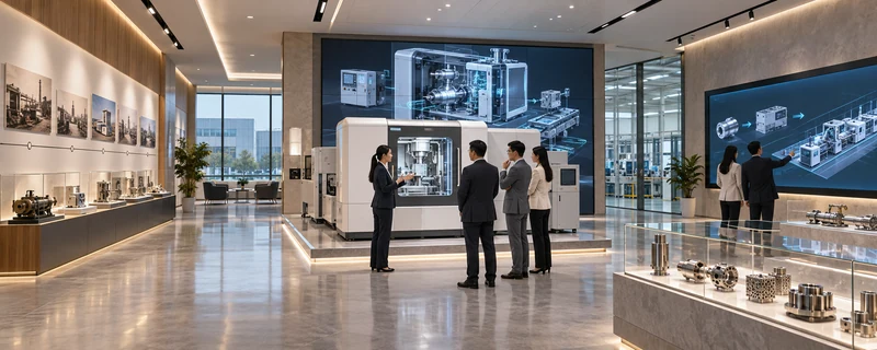 工业企业展厅示意